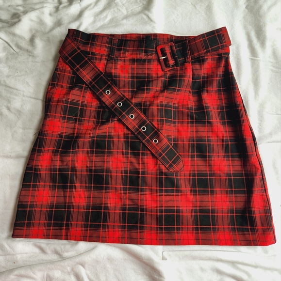 H&M plaid pencil skirt - Picture 2 of 4